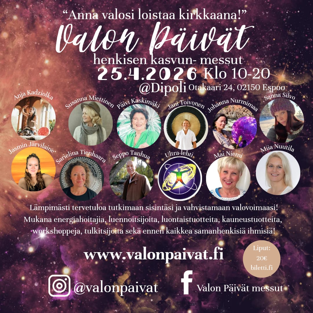 Valon Päivät 2026 -messut 25.4 Espoo