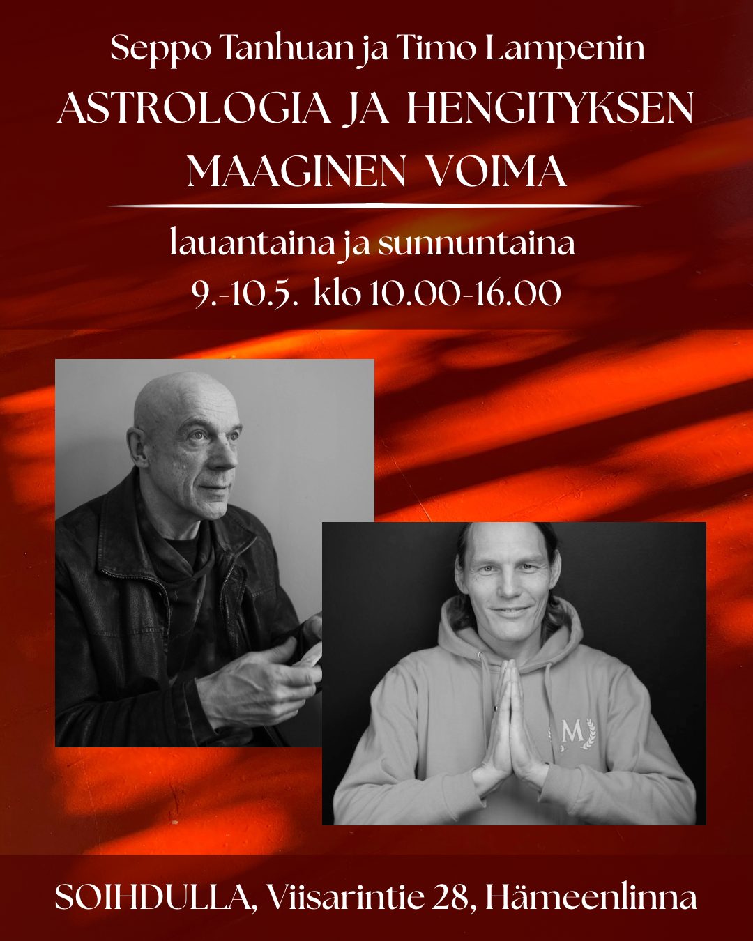 Astrologia ja hengityksen maaginen voima 9-10.5 Hämeenlinna