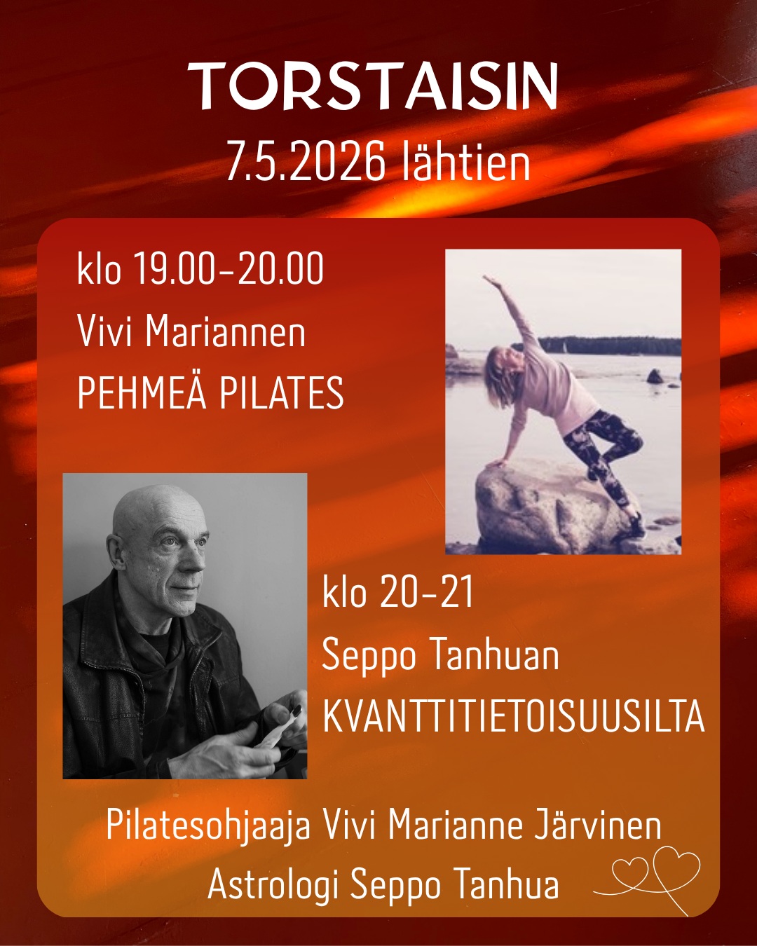 Pehmeä pilates & Kvanttitietoisuusilta 7.5 Hämeenlinna