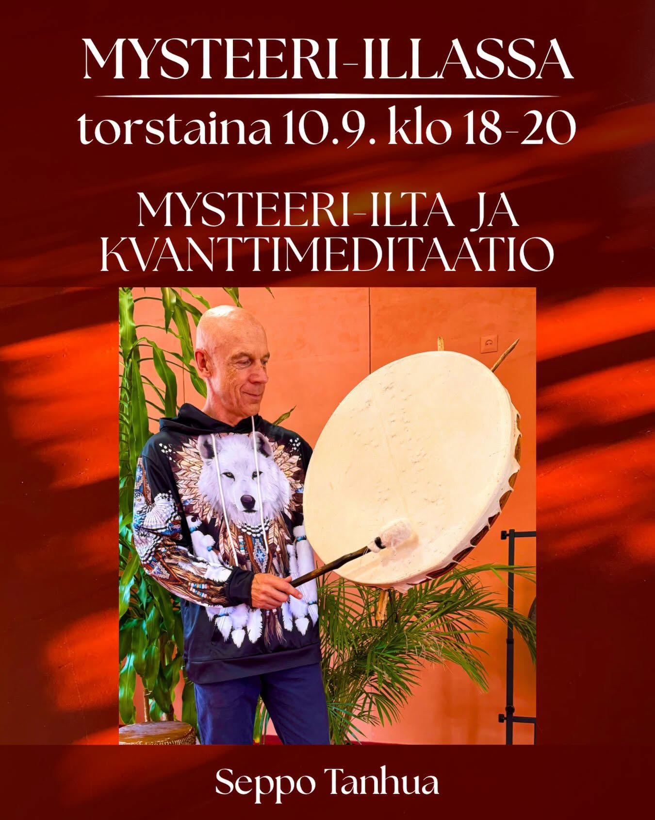 MYSTEERI-ILTA to 10.9 Hämeenlinna: Tulkinta-ilta ja Kvanttimeditaatio