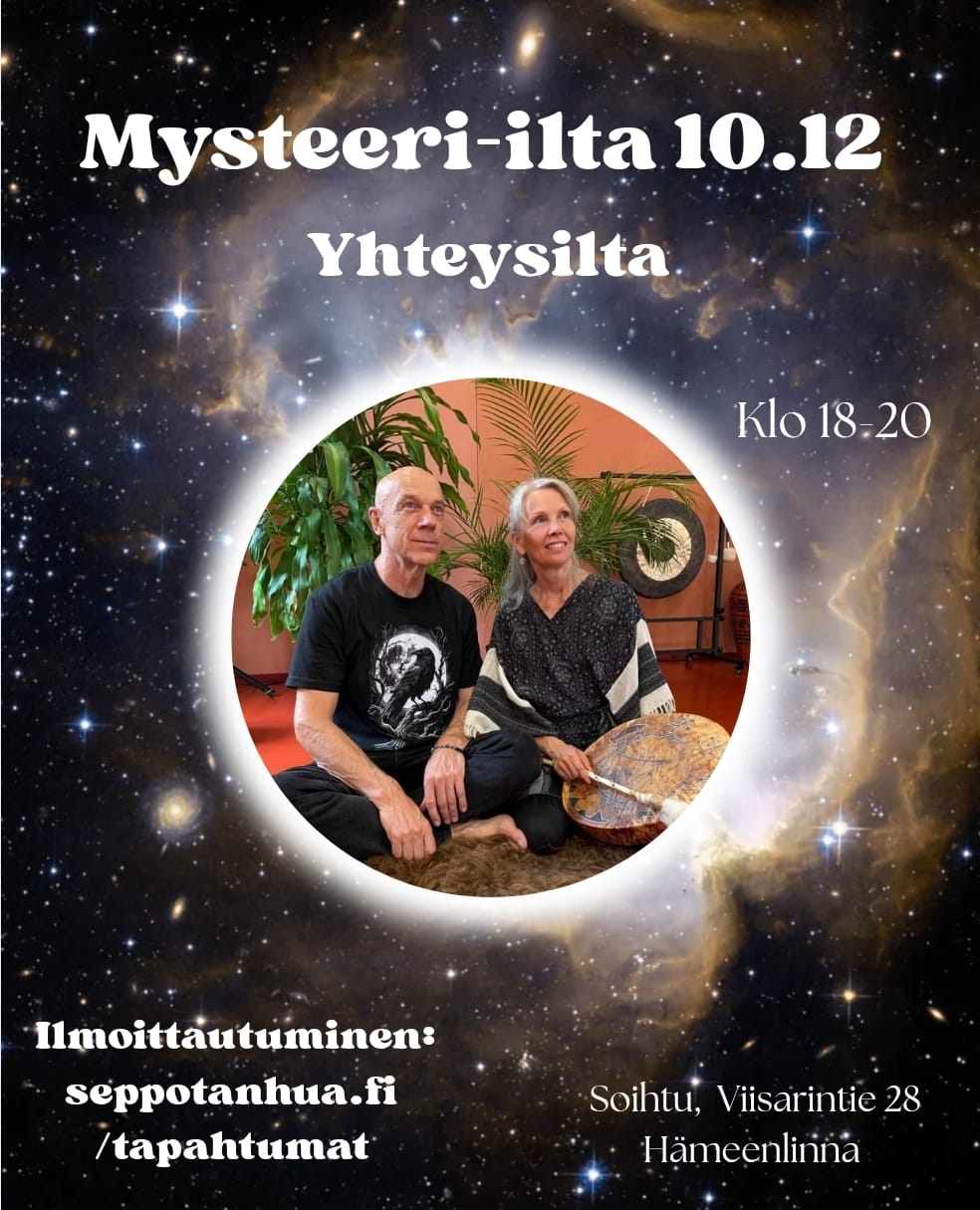 MYSTEERI-ILTA to 10.12 Hämeenlinna: Yhteysilta