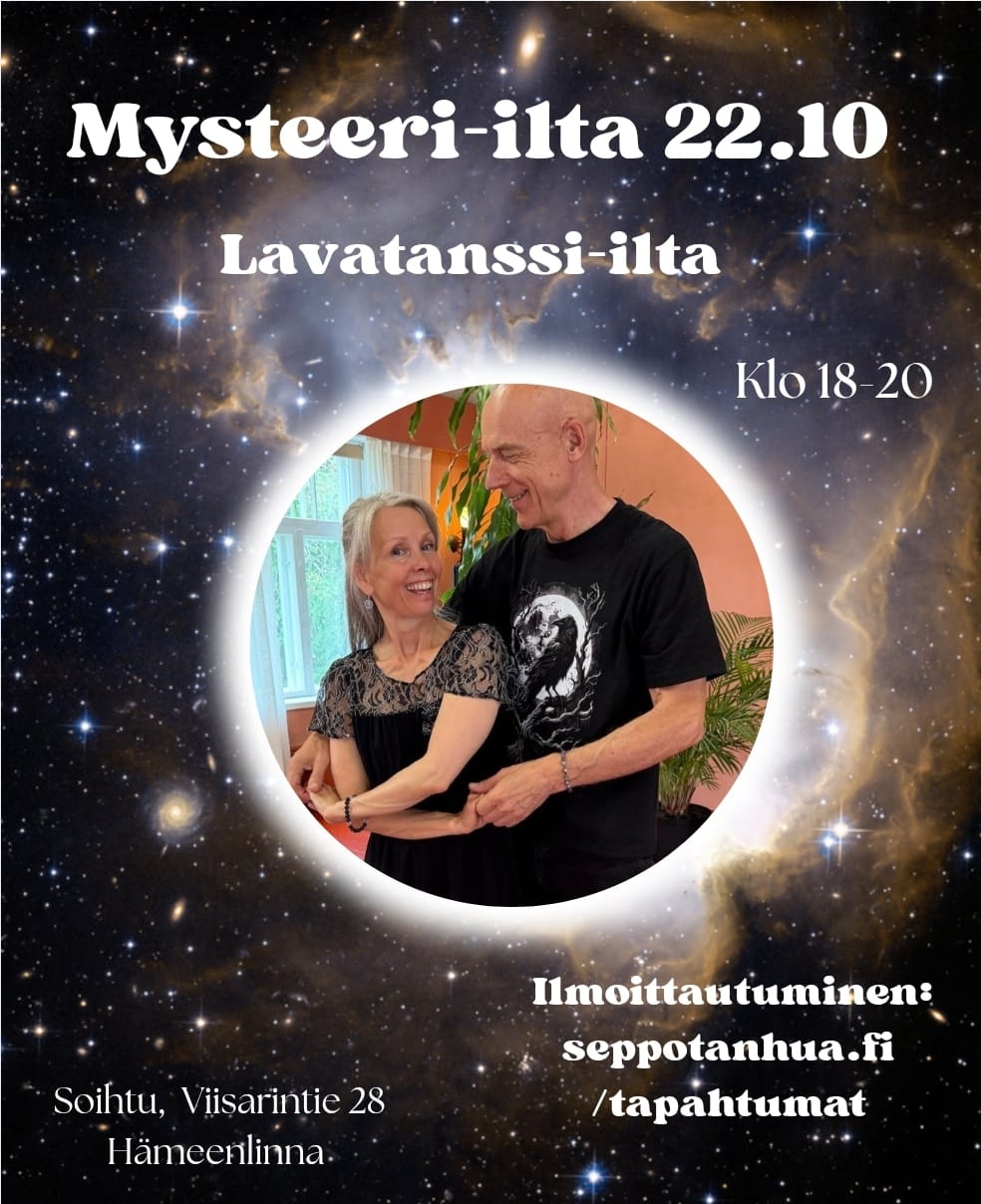 MYSTEERI-ILTA to 22.10 Hämeenlinna: Lavatanssi-ilta