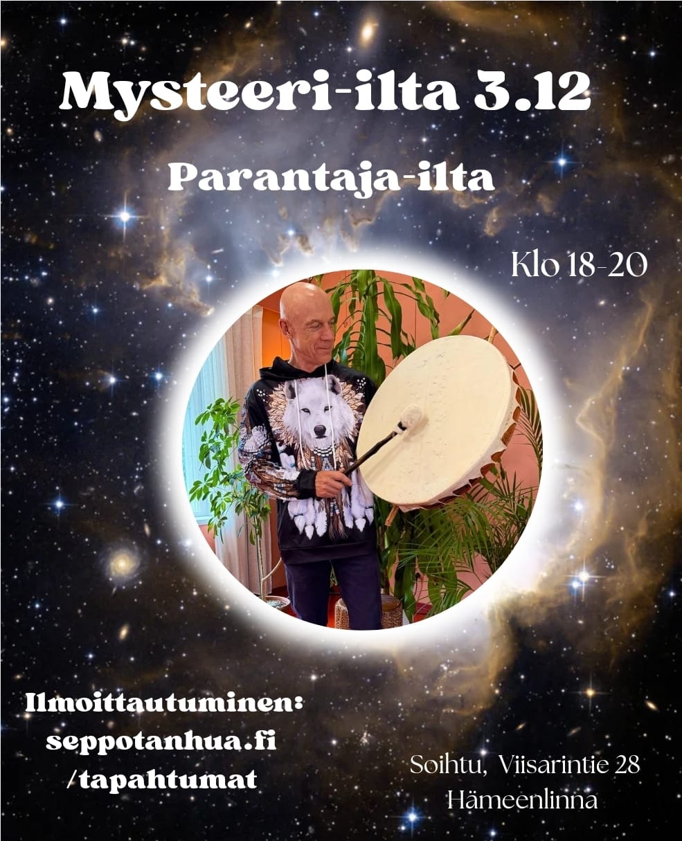 MYSTEERI-ILTA to 3.12 Hämeenlinna: Parantaja-ilta