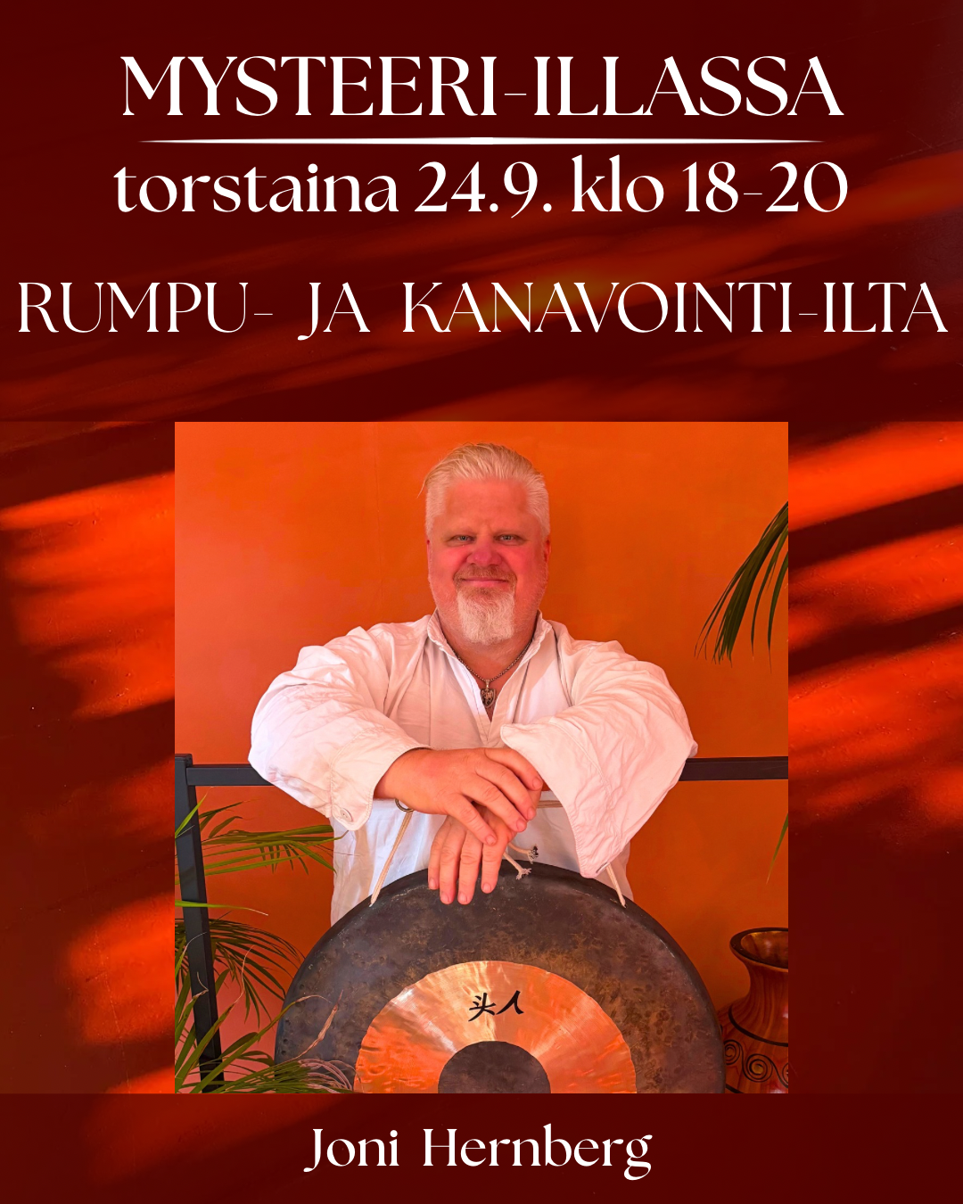 MYSTEERI-ILTA to 24.9 Hämeenlinna: Rumpu- ja kanavointi ilta