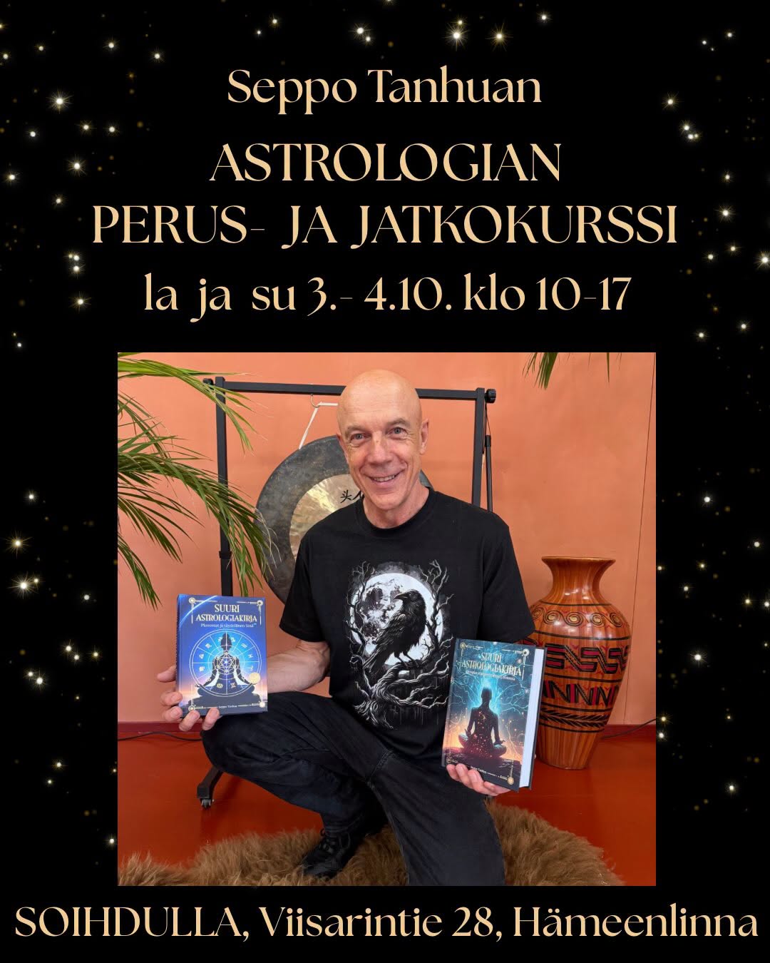 Astrologian perus- ja jatkokurssi 3-4.10 Hämeenlinna